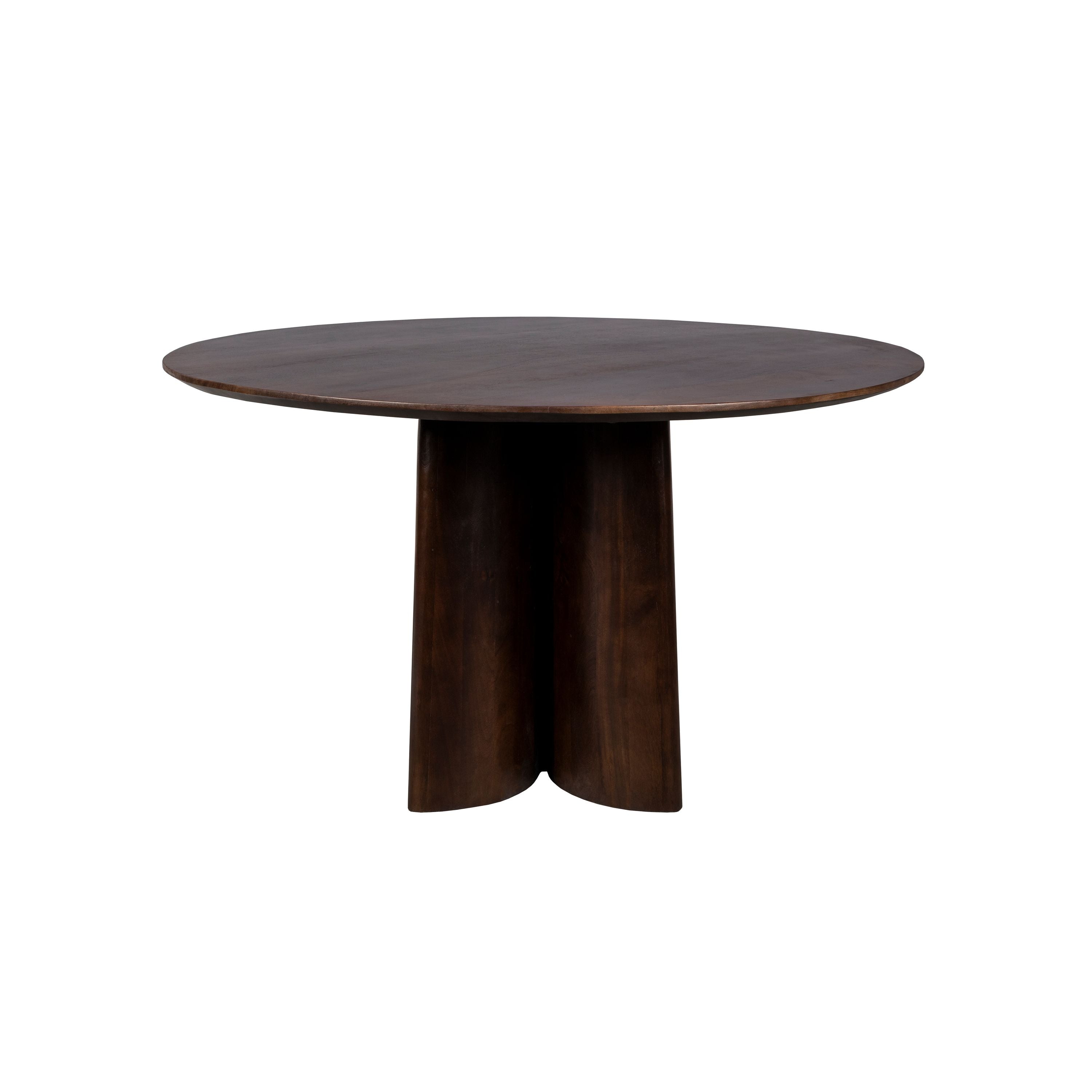 Housecraft Living Balder Eettafel Rond 130 cm Mangohout - Bruin