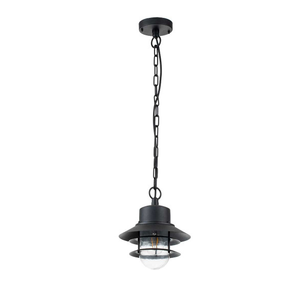 Lampa sufitowa zewnętrzna Copenhagen czarna 1 x E27 x 60W IP44 Elstead