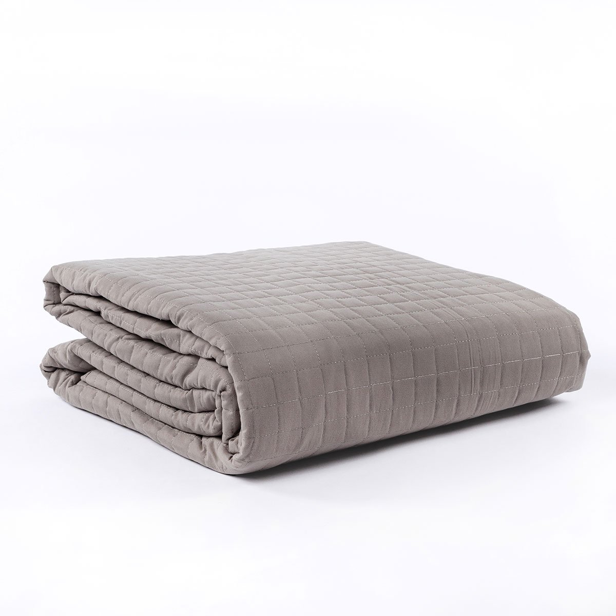 Colcha de casal GRACE taupe 250x250cm