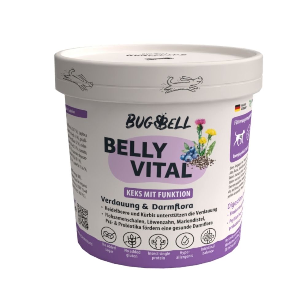 BugBell Bug Biscuits Insects, Blueberry & Psyllium