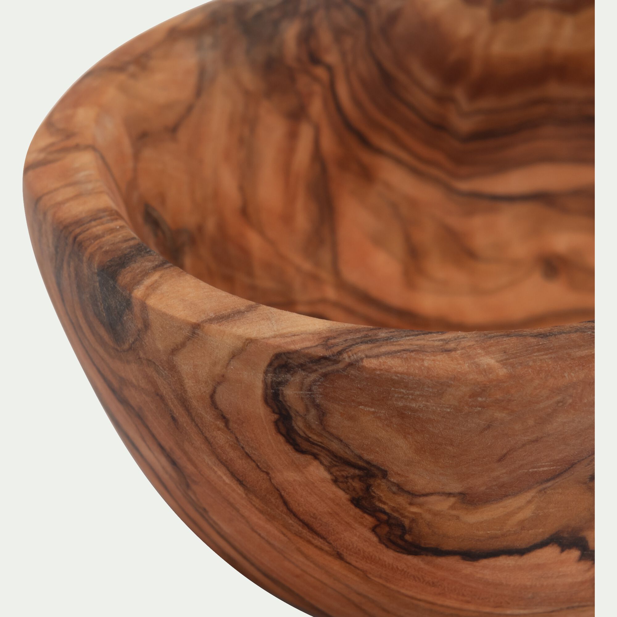 OLIVE - Coupelle apéritive en bois d'olivier D14cm - naturel