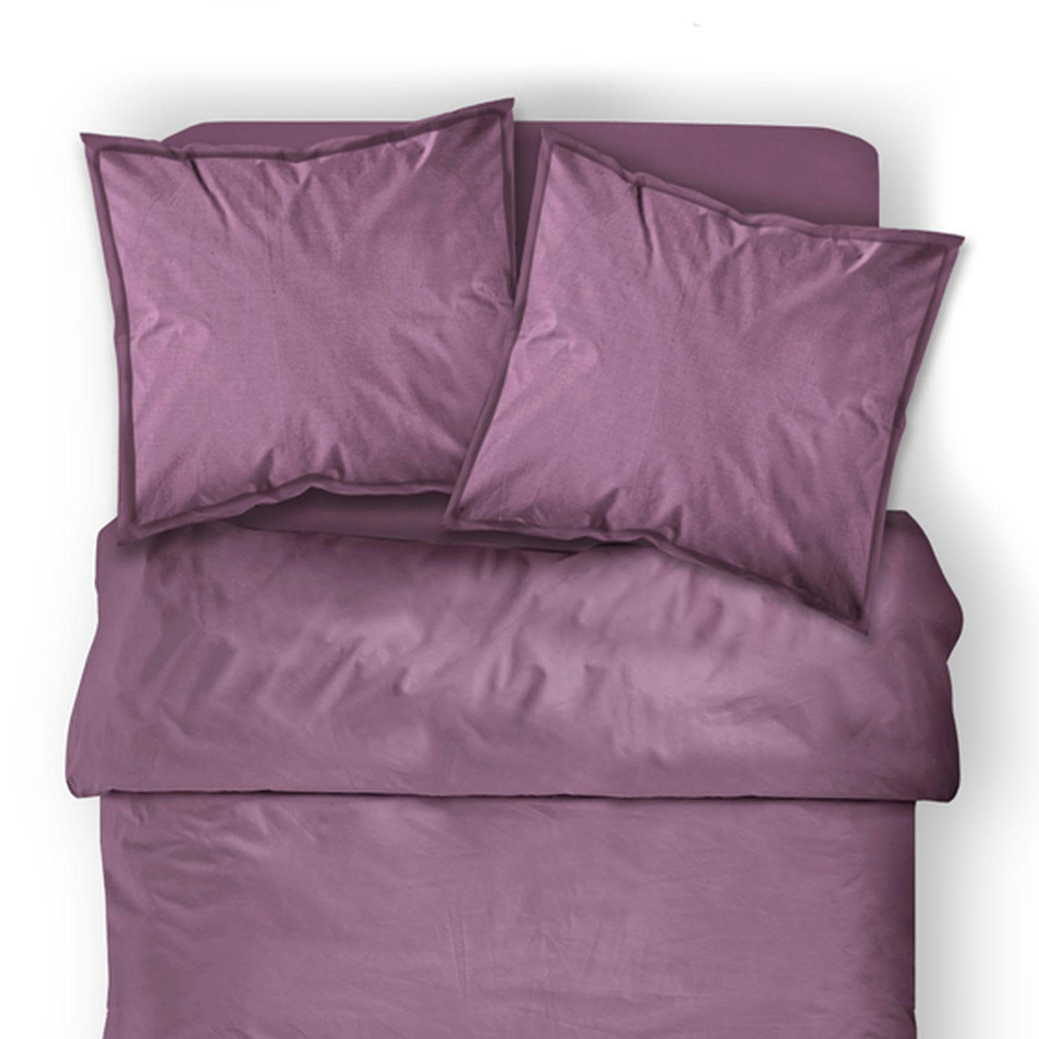 - Housse de couette figue 100% coton 57 fils 240 x 260 cm violet