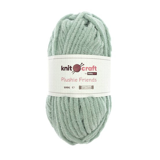 Knitcraft Grey Blue Plushie Friends Yarn 100g