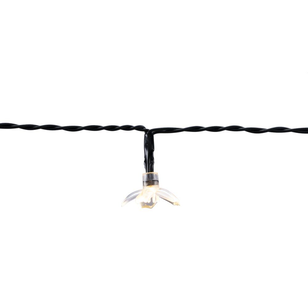 Guirlande extérieure solaire 20LED forme fleur 7,8m