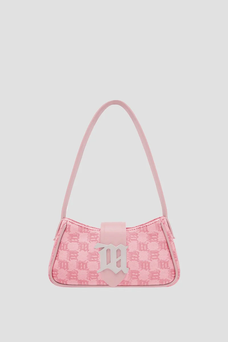 Jacquard Monogram Shoulder Bag Mini