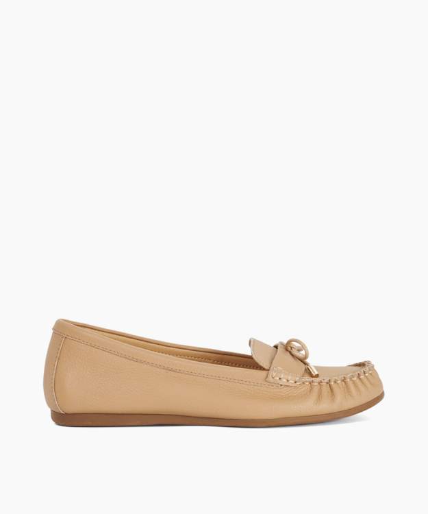 Grier Camel - Leather Loafers