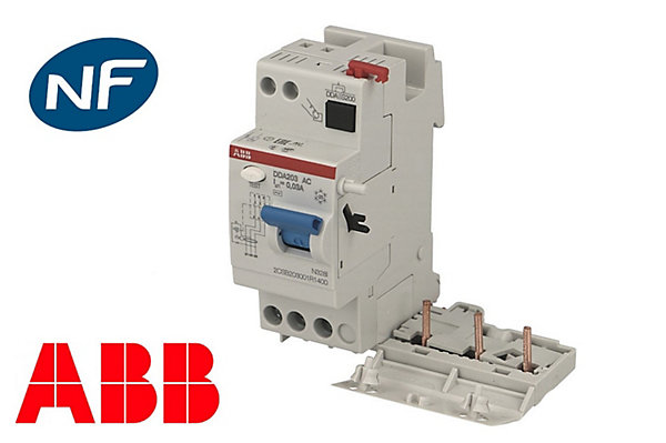 Bloc différentiel tripolaire 40A / 30mA ABB