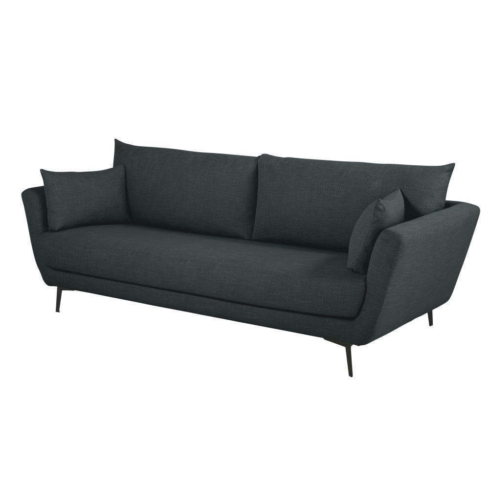 Prague - Canapé 2/3 places gris anthracite