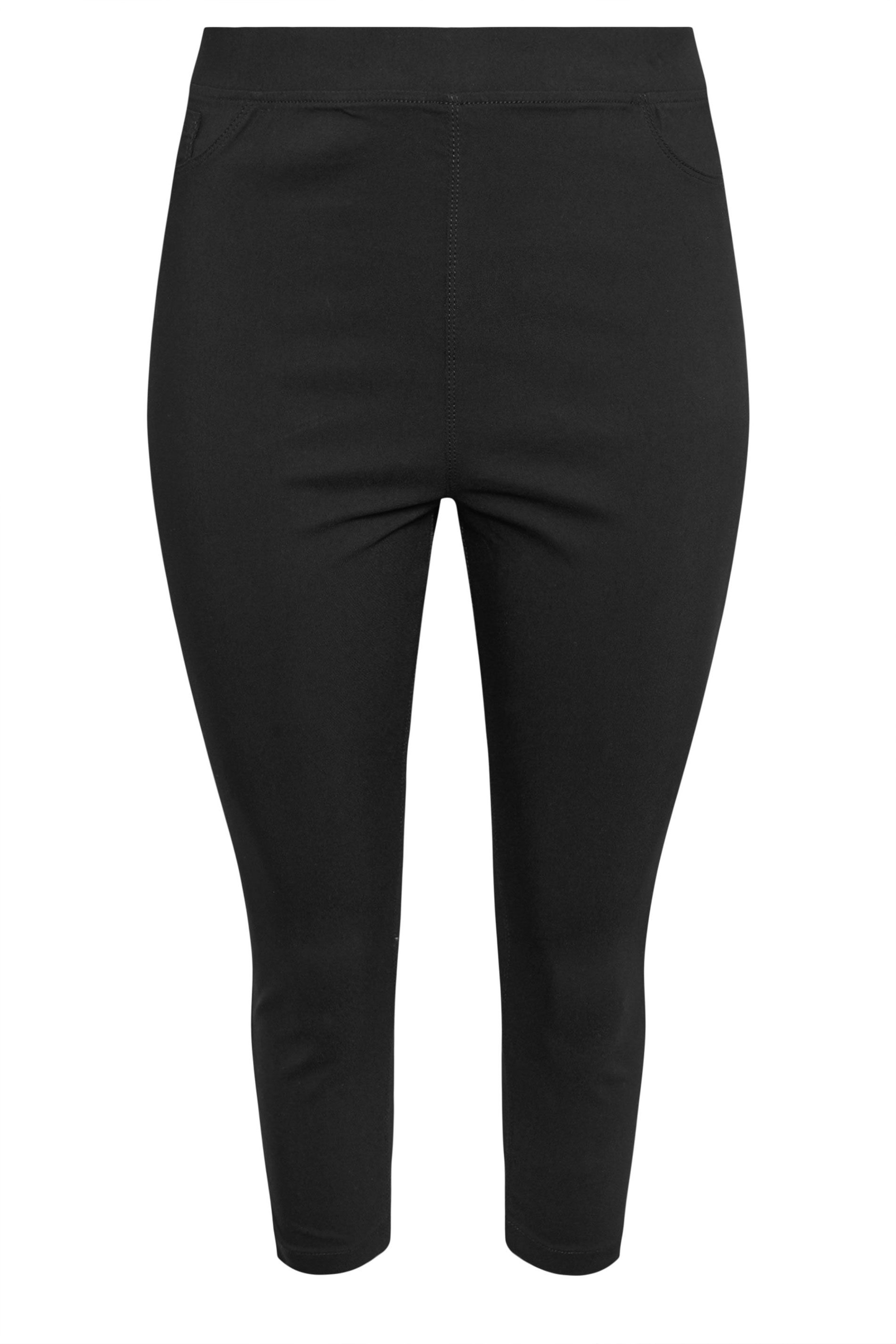 Yours Bengaline Cropped Pull On Trousers