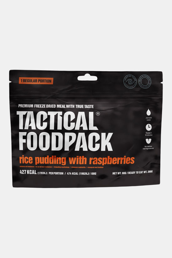 Tactical Foodpack Rice Pudding With Raspberries Maaltijd