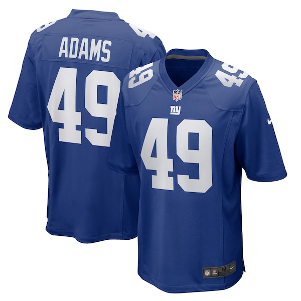 Matthew Adams New York Giants Nike Team Game Jersey -  Royal