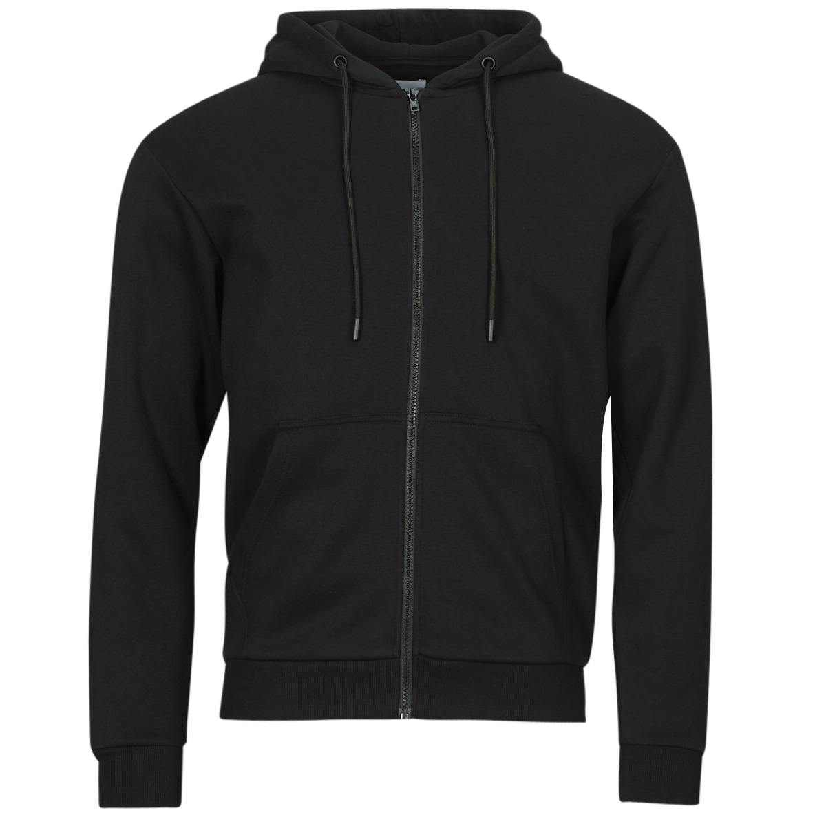 Jack & Jones - JJEBRADLEY SWEAT ZIP HOOD - Black