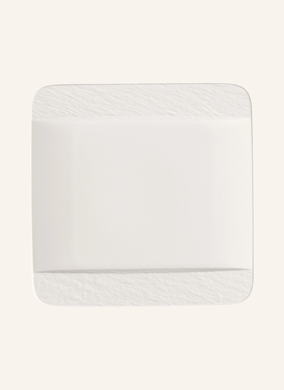 Villeroy & Boch Speiseteller quadratisch MANUFACTURE ROCK BLANC