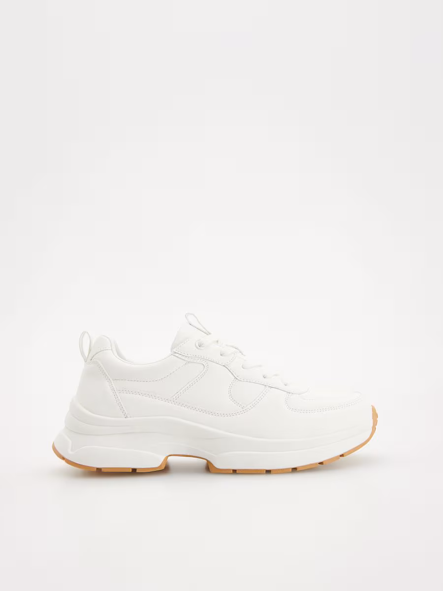 Faux Leather Sneakers