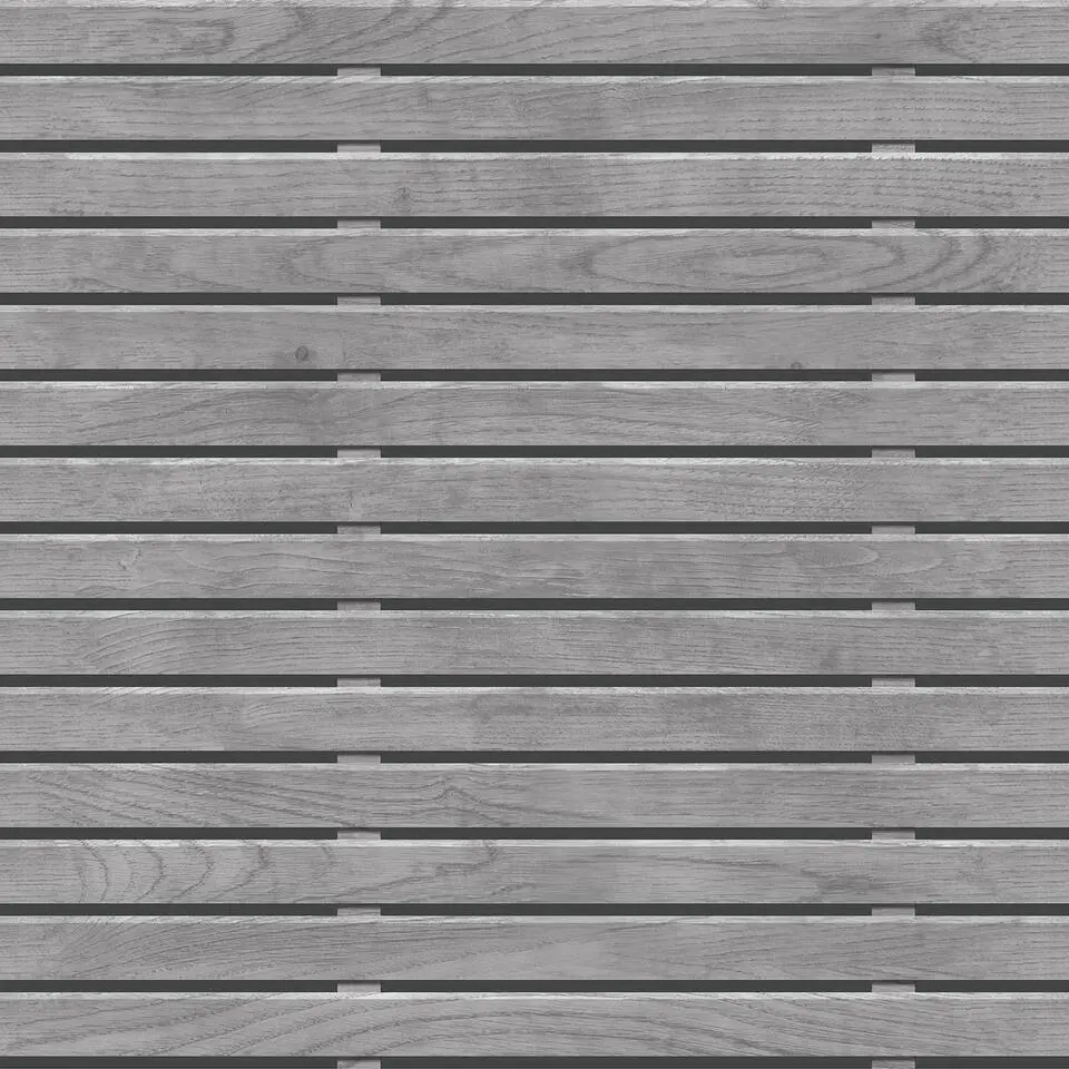 Dutch Wallcoverings Vliesbehang Artifice planken - zwart - 10,05m x 53cm