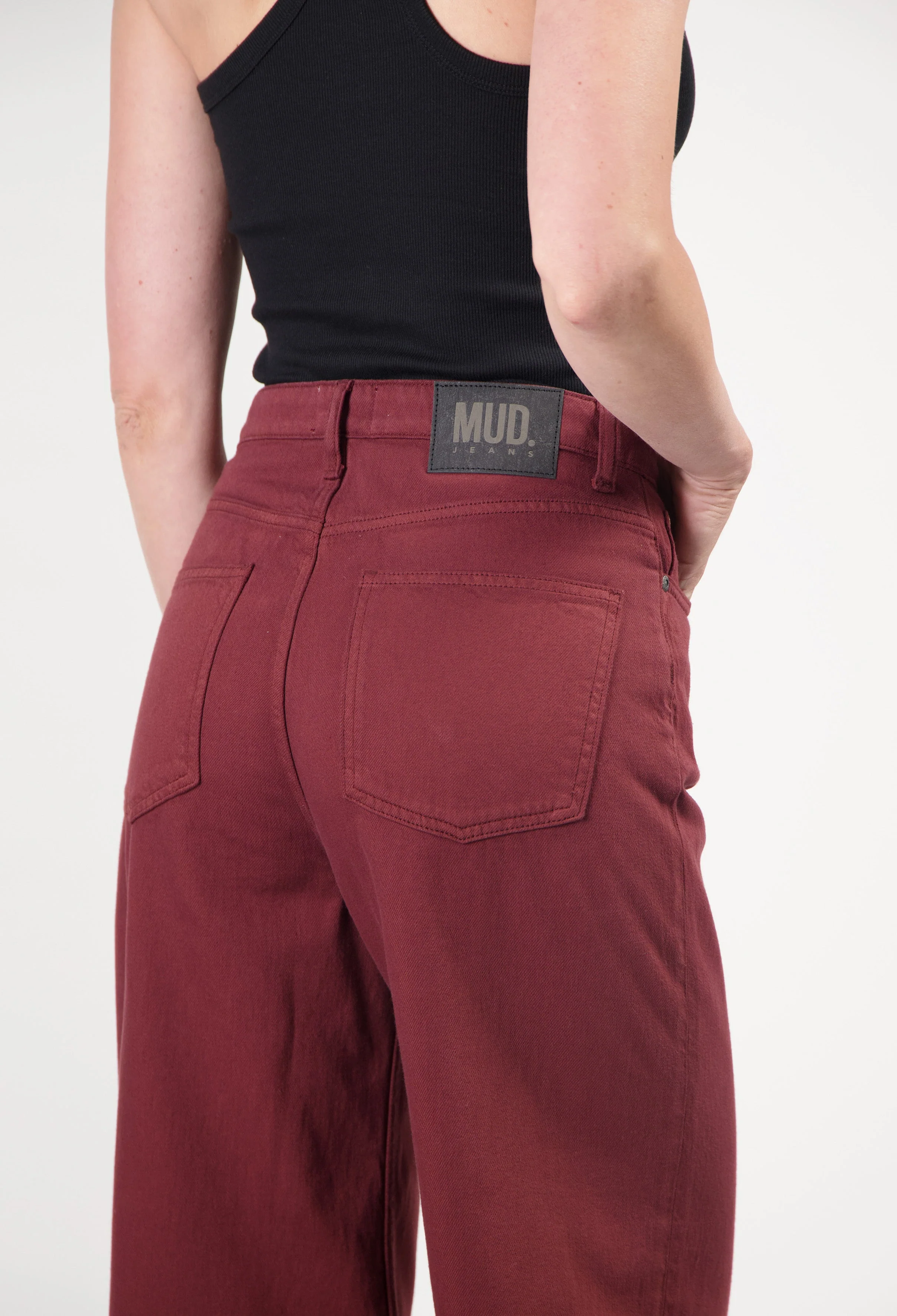 Sara High Loose Flow - Burgundy