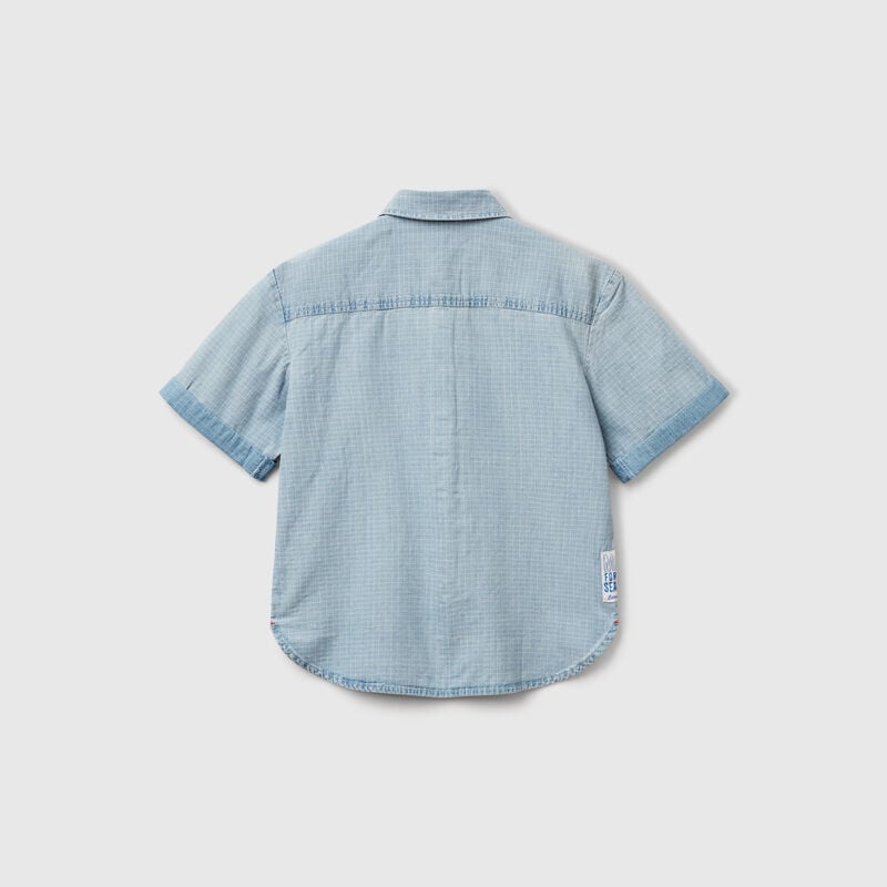 Check shirt with pockets