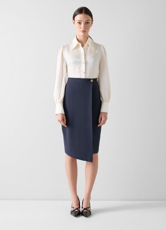 Audrey Spring Navy Skirt