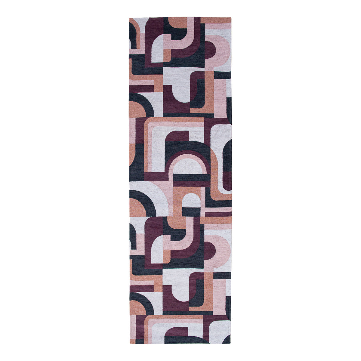 Louis De Poortere vloerkleed Pink Rohe - roze - 80x250cm