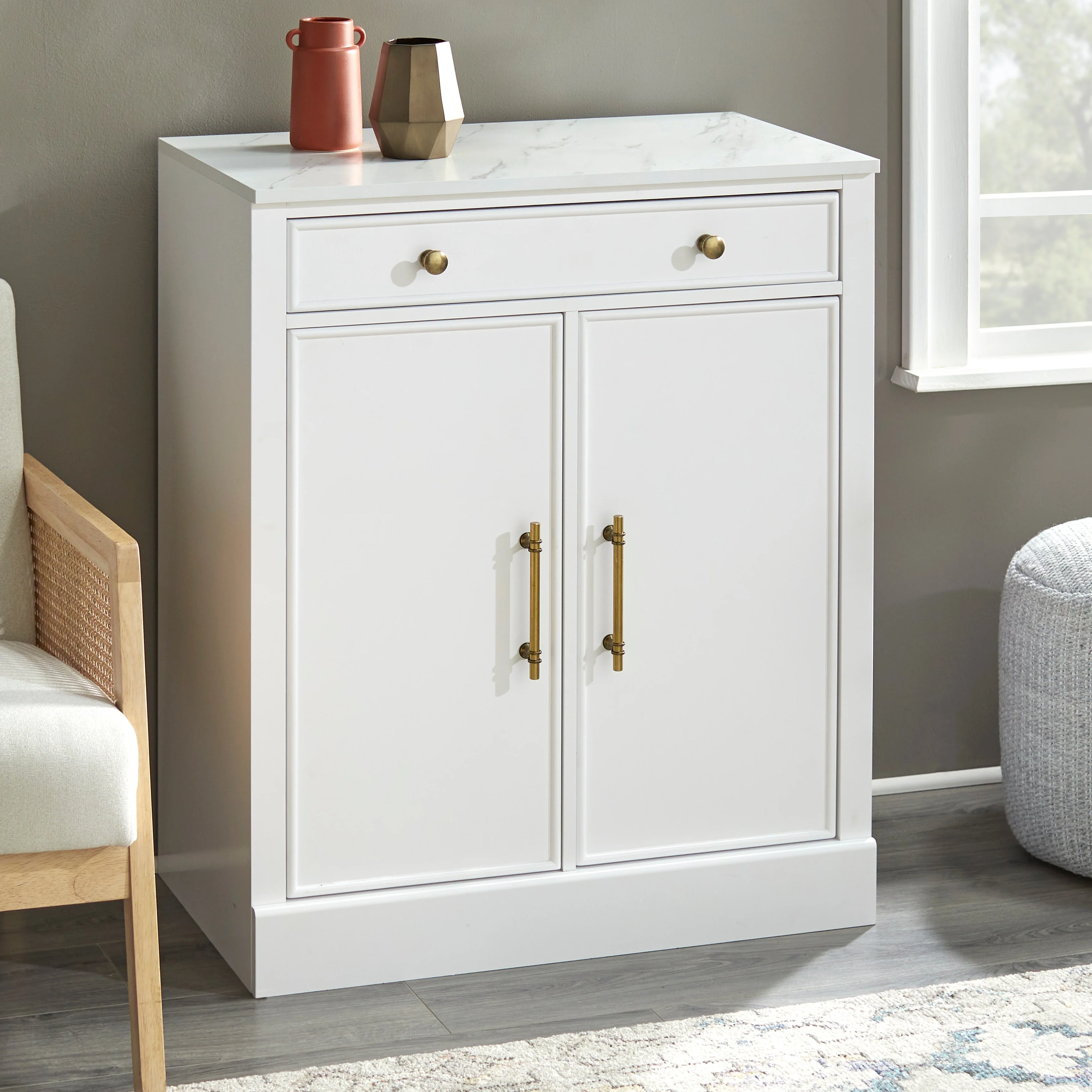 Lifestorey Monza 1-Drawer/2-Door Cabinet