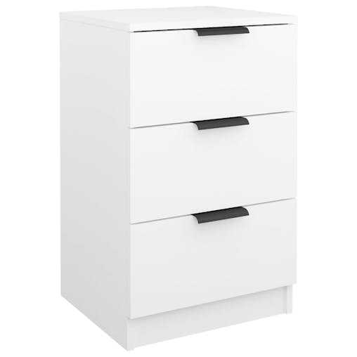 NNEVL Bedside Cabinets 2 pcs White 40x36x65 cm