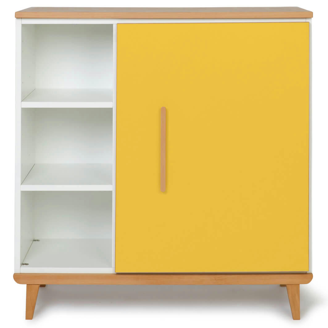 NADO - Commode 1 porte jaune soleil