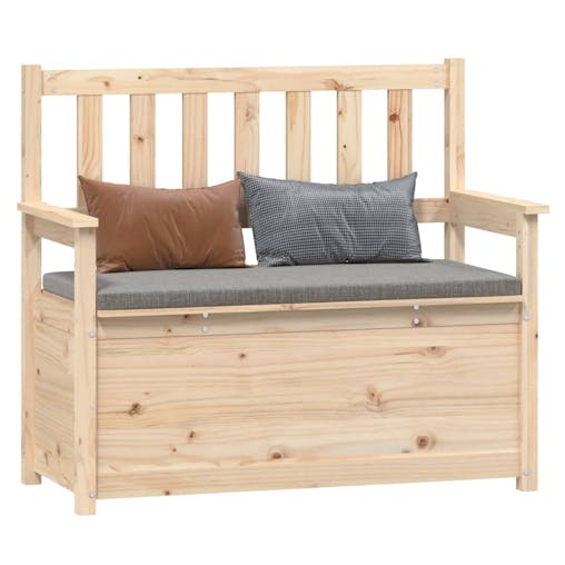 NNEVL Bench 112.5x51.5x96.5 cm Solid Wood Pine
