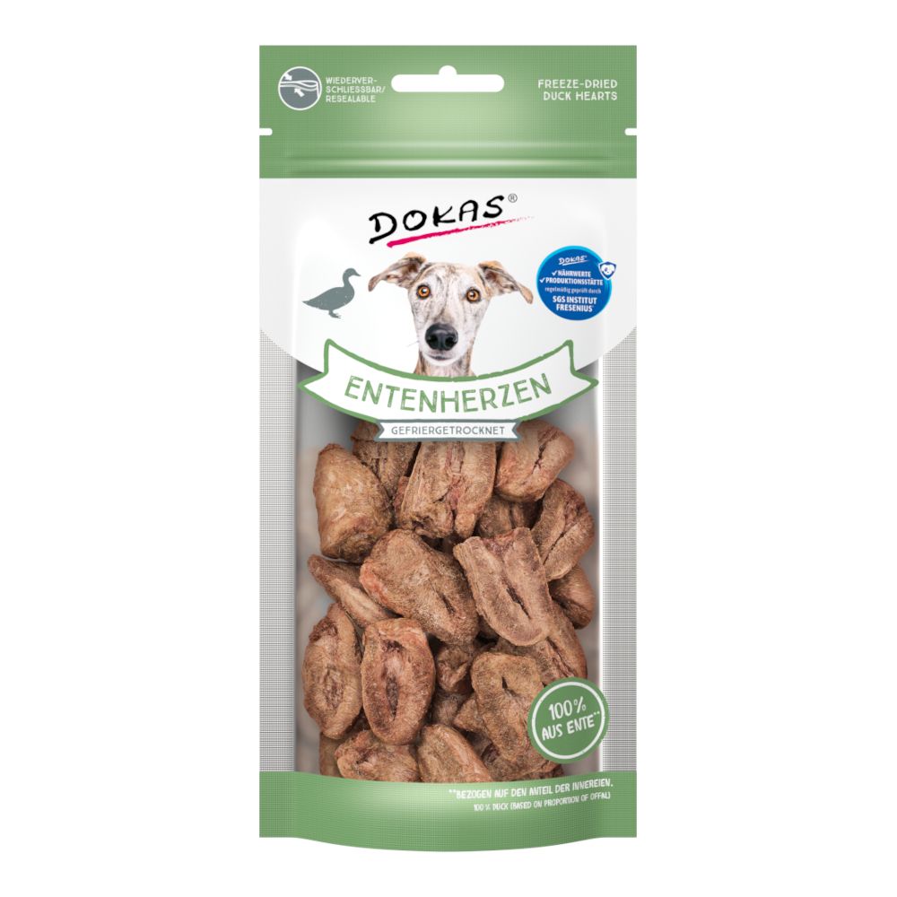 Dokas Freeze-Dried Duck Hearts