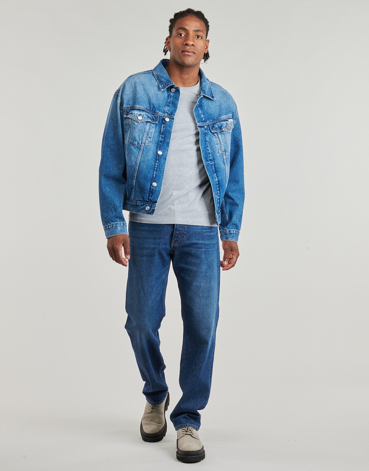 Calvin Klein Jeans - STANDARD STRAIGHT - Marine