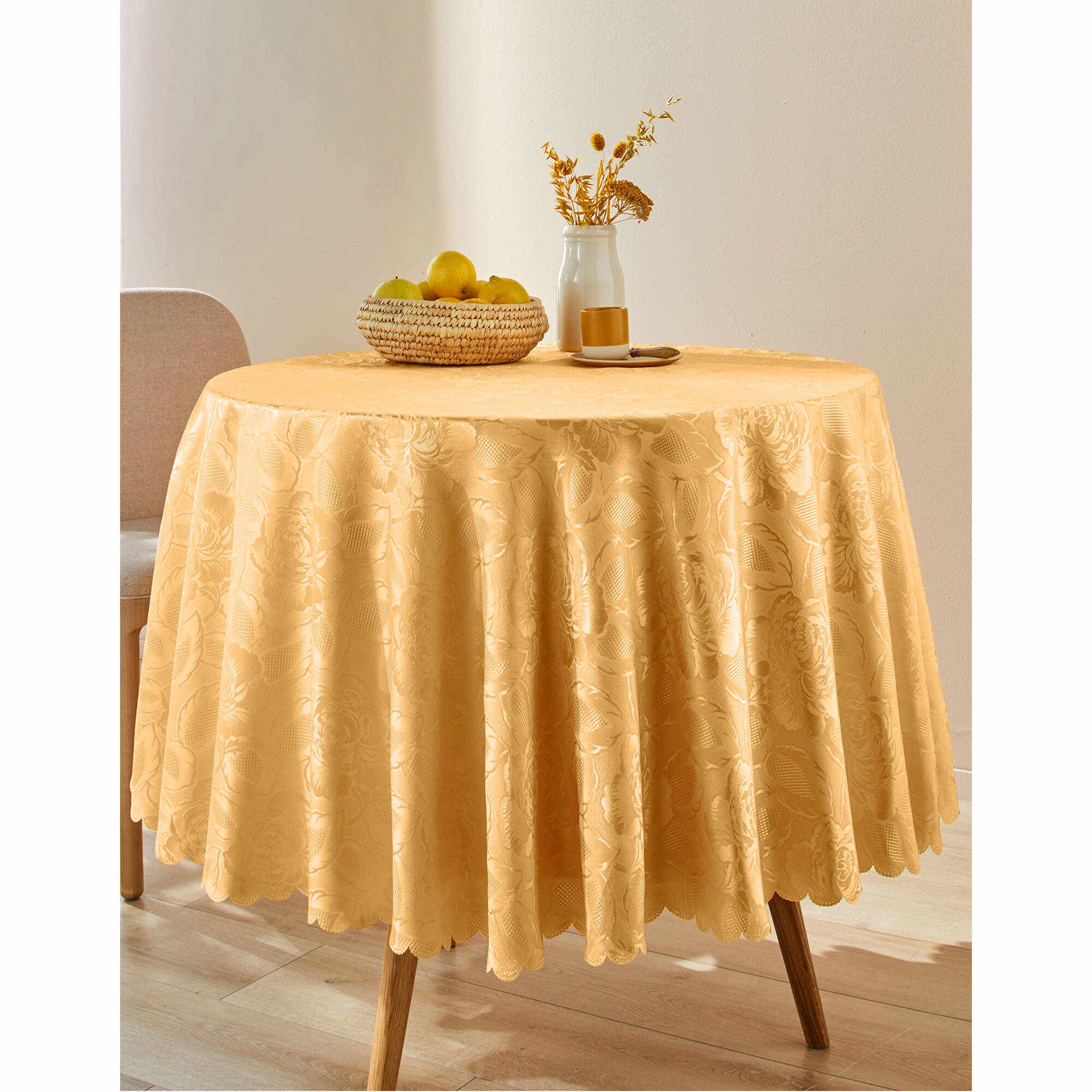 Nappe jacquard damassé