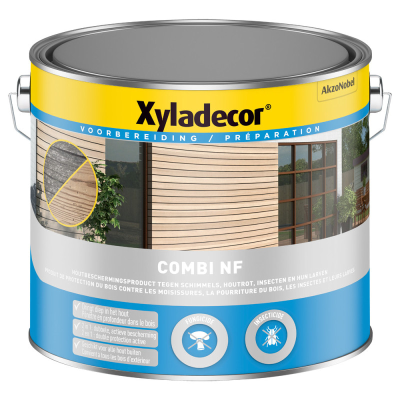 Lasure pour bois Combi NF 2,5 L XYLADECOR