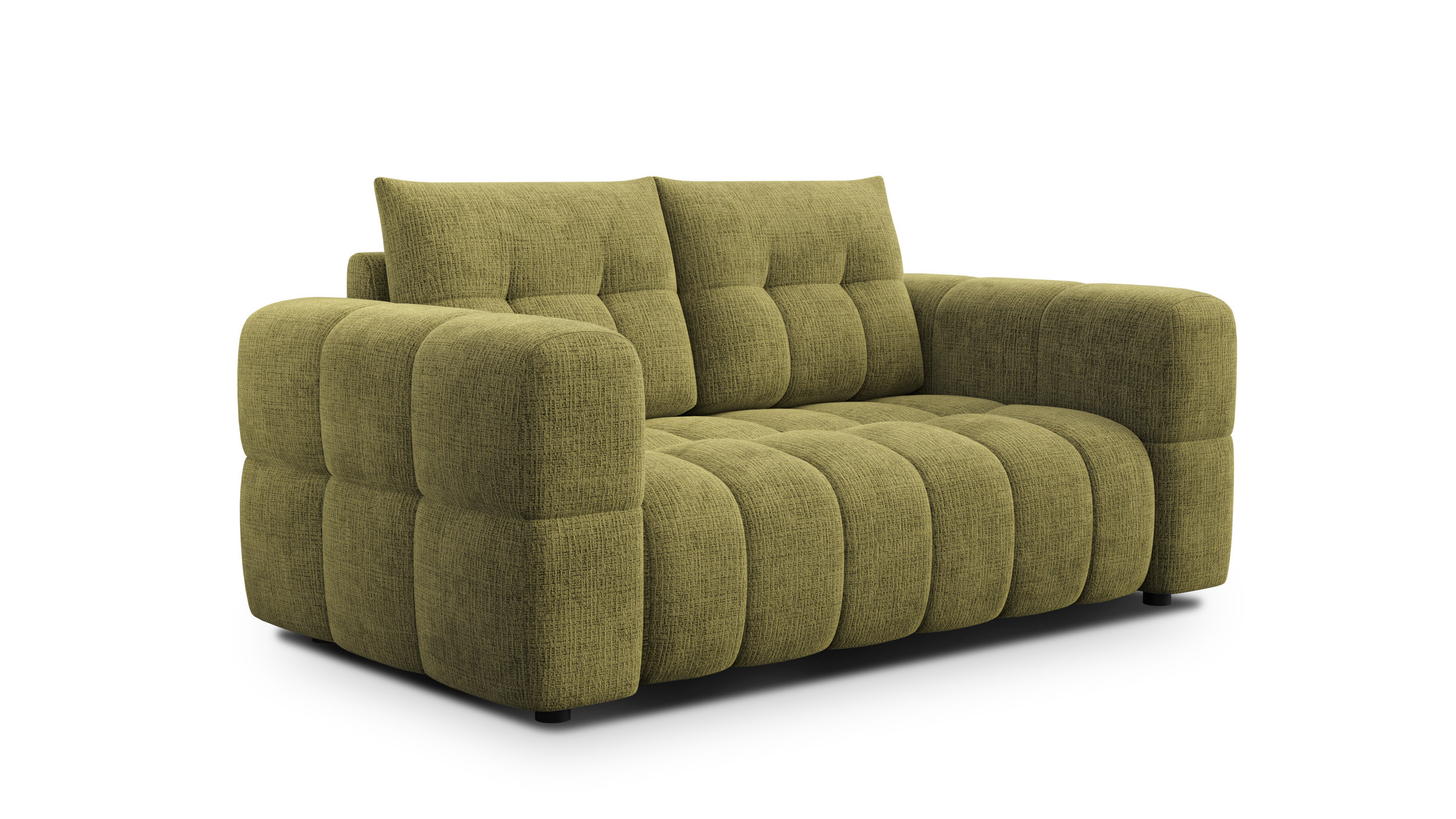 CLOUDI Sofa 2 osobowa , oliwkowa zieleń