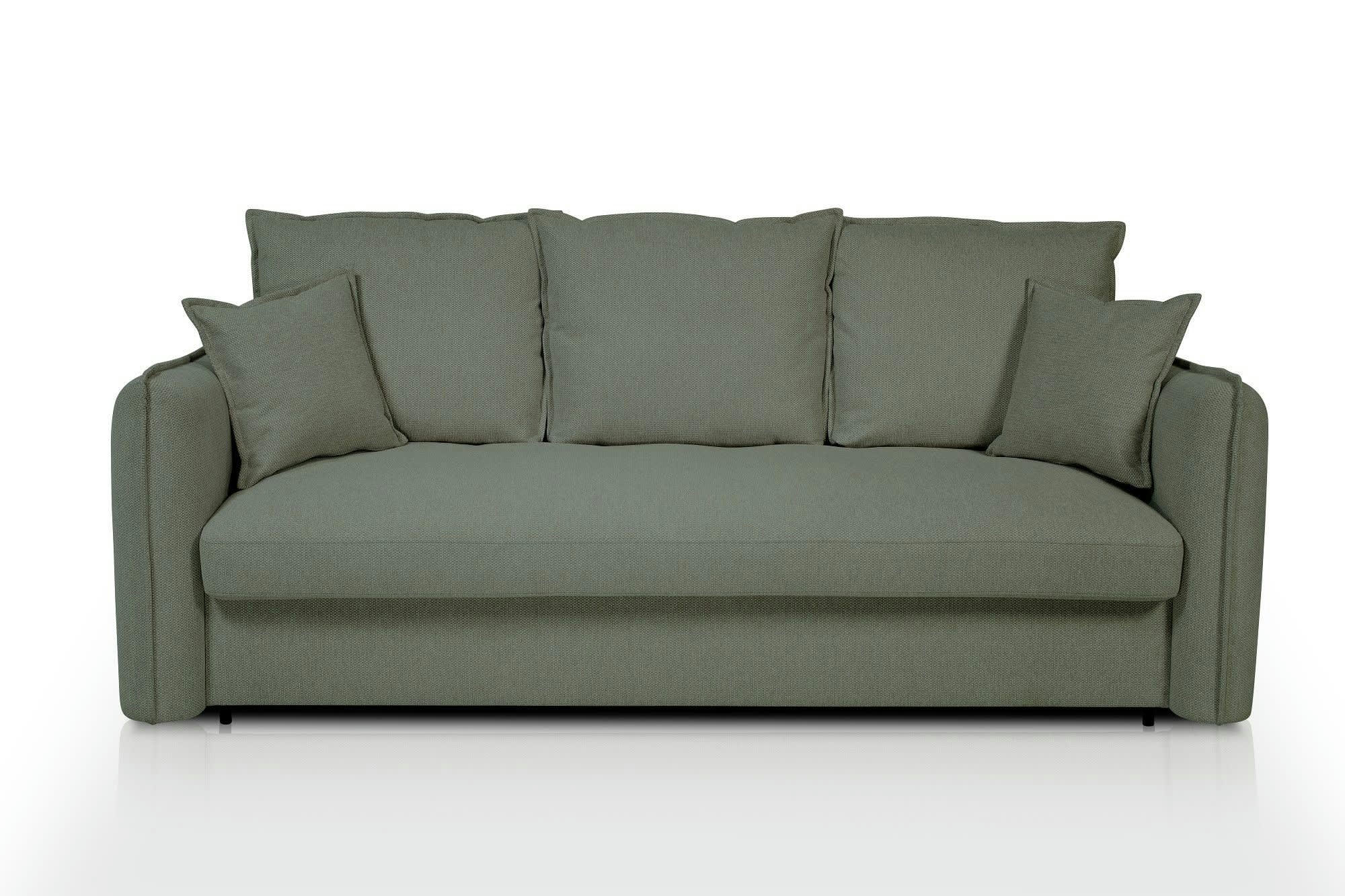 RIGEL - Canapé droit convertible 3 places  en polyester