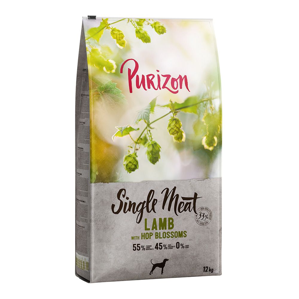 Purizon Single Meat Adult Dog - Grain-Free Lamb with Hop Blossoms