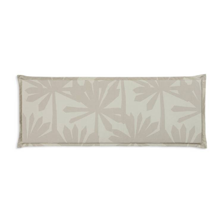 Habitat Palm Leaf Garden Bench Cushion - Grey