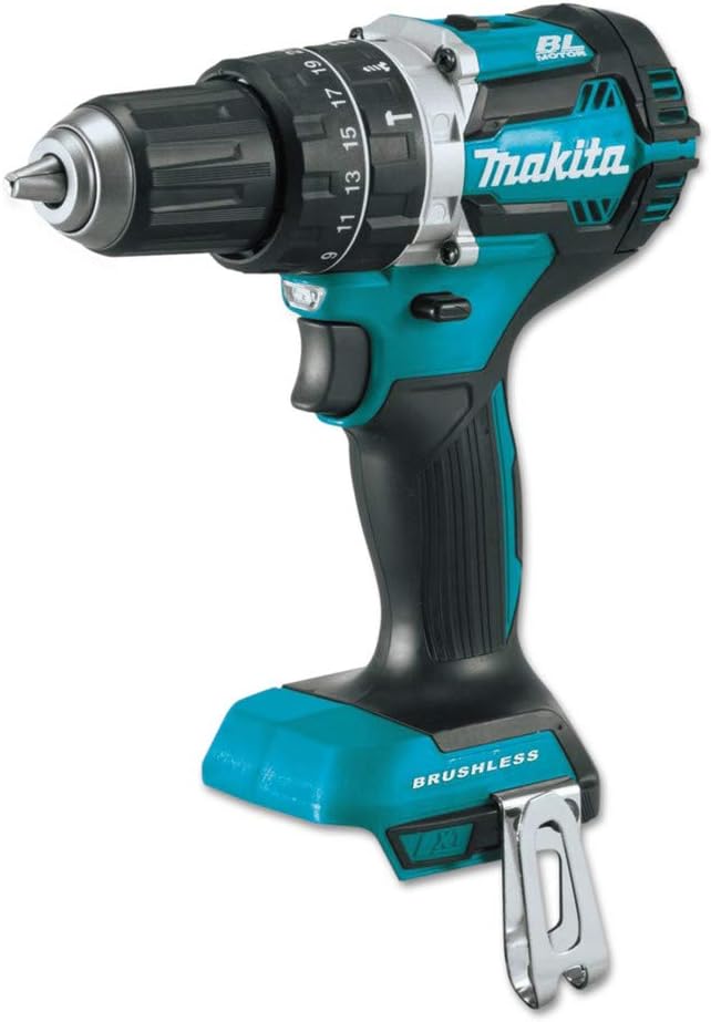 Makita XPH12Z 18V LXT Lithium-Ion Compact Brushless Cordless 1/2 Hammer Driver-Drill, Tool Only