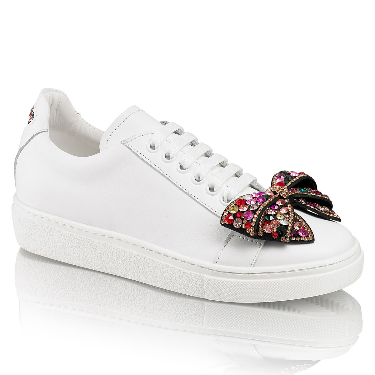 Russell & Bromley BOW WOW Jewel Bow Sneaker