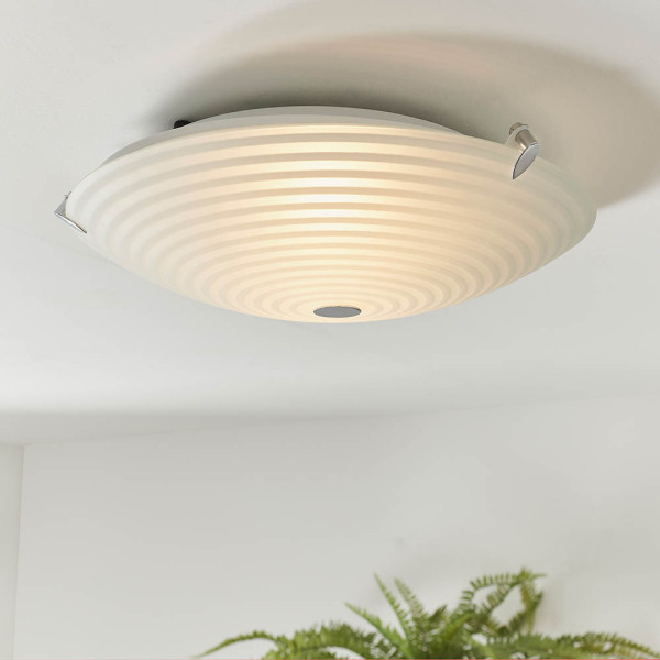 Plafon ROUNDEL biały matowy 2xE14x15W wym:9,5x32x32cm IP20 Endon