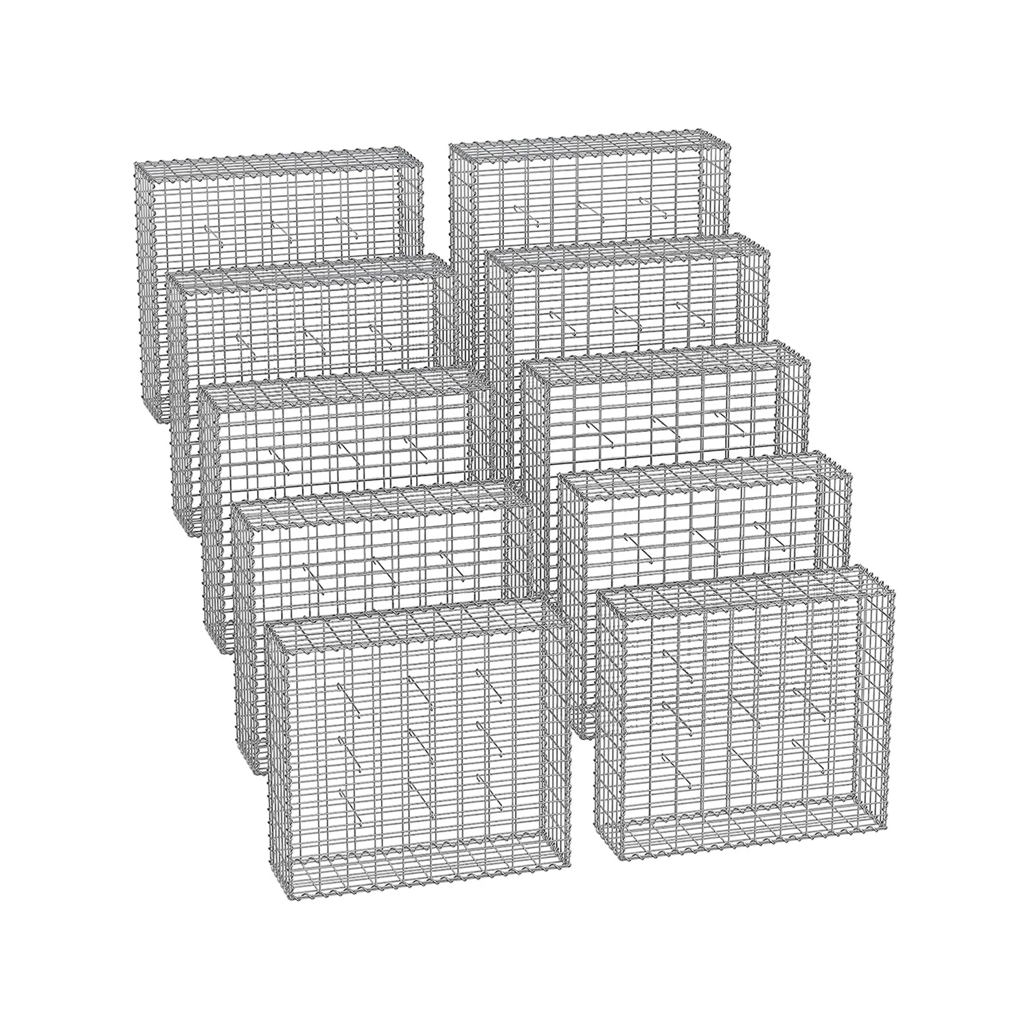 Gabions pour pierre (Lot de 10)