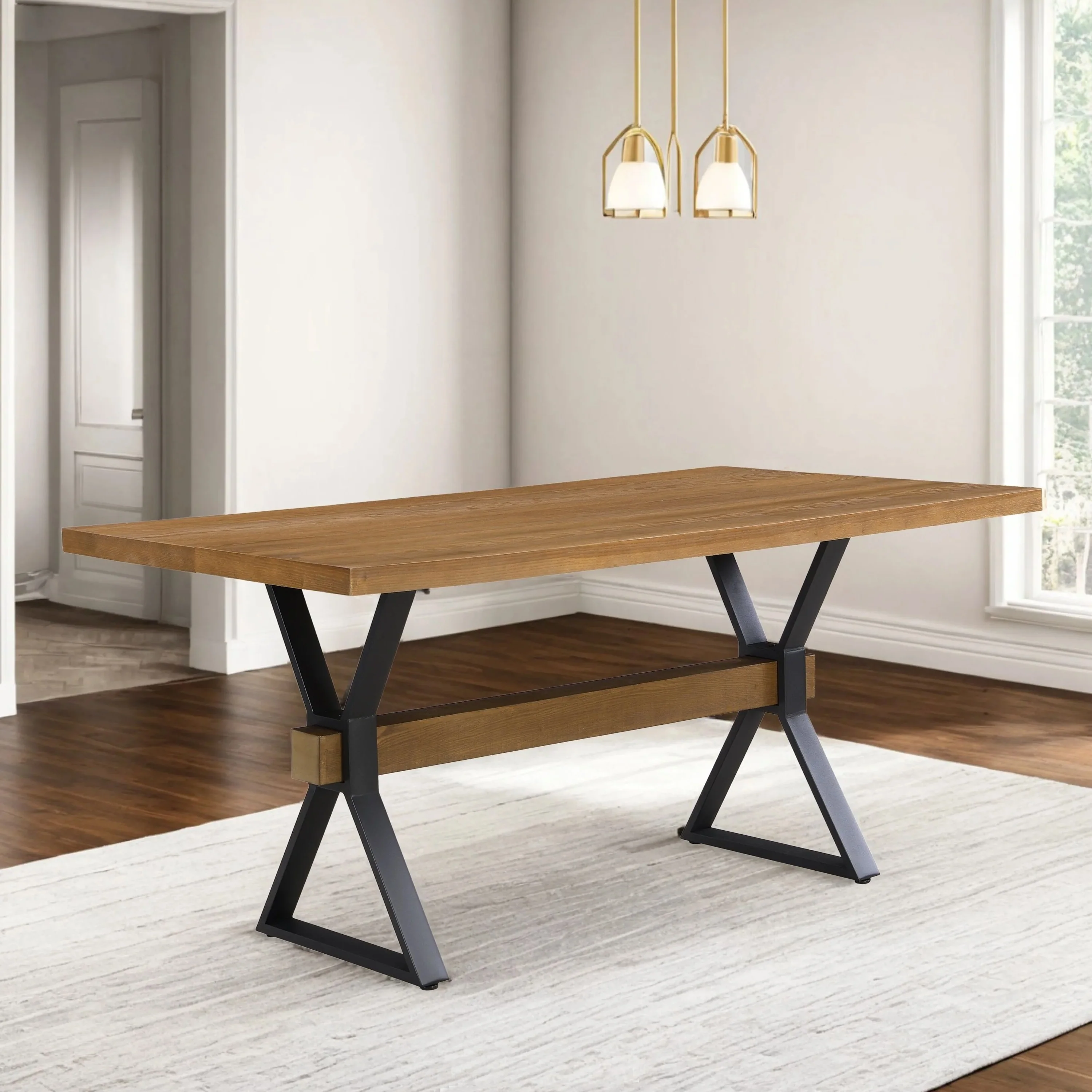 Christopher Knight Home - Carter Rubber Wood Dining Table