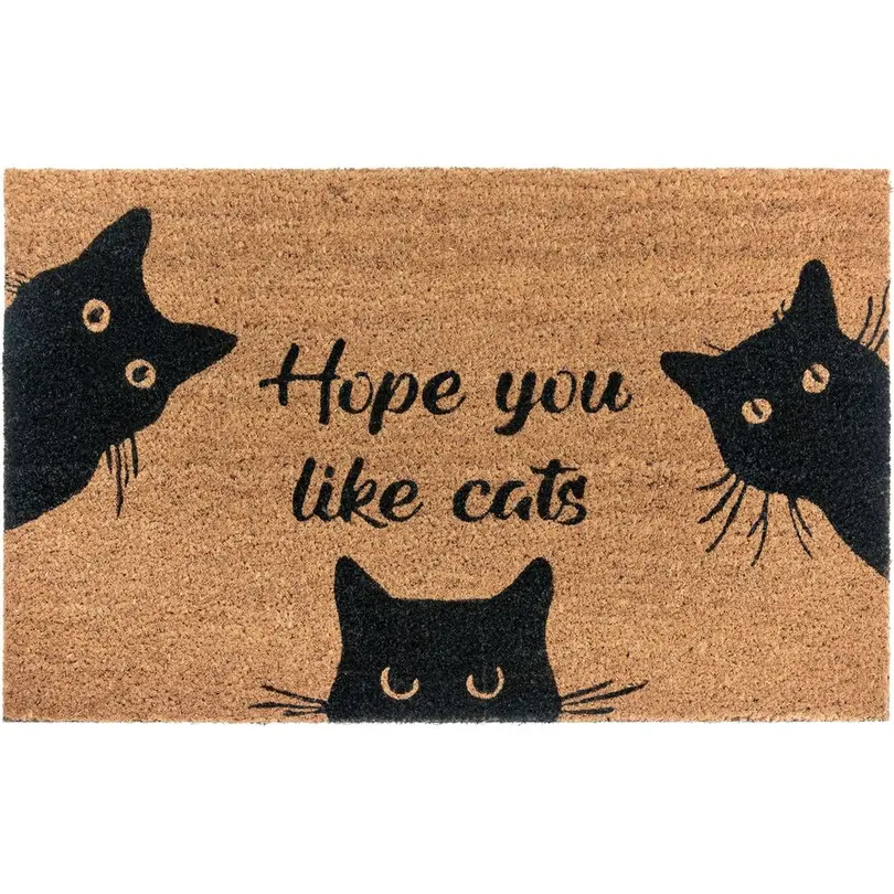 Fussmatte Hope you like cats