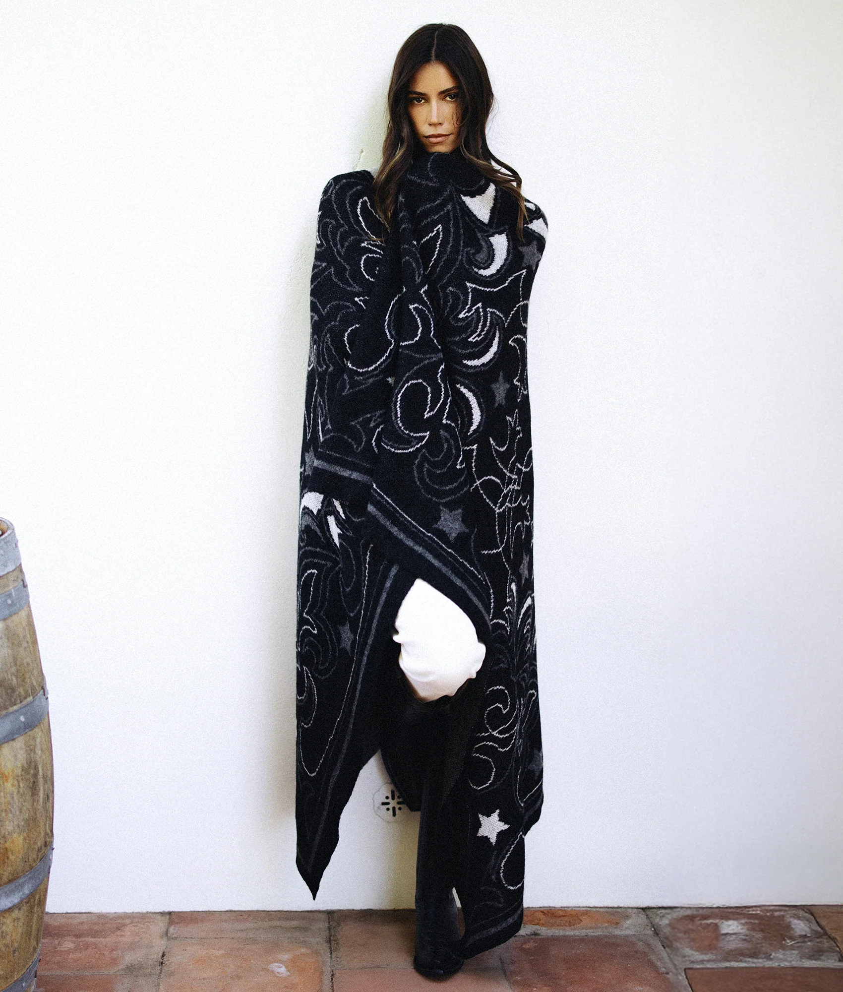 The Lodge Blanket - Black/ White