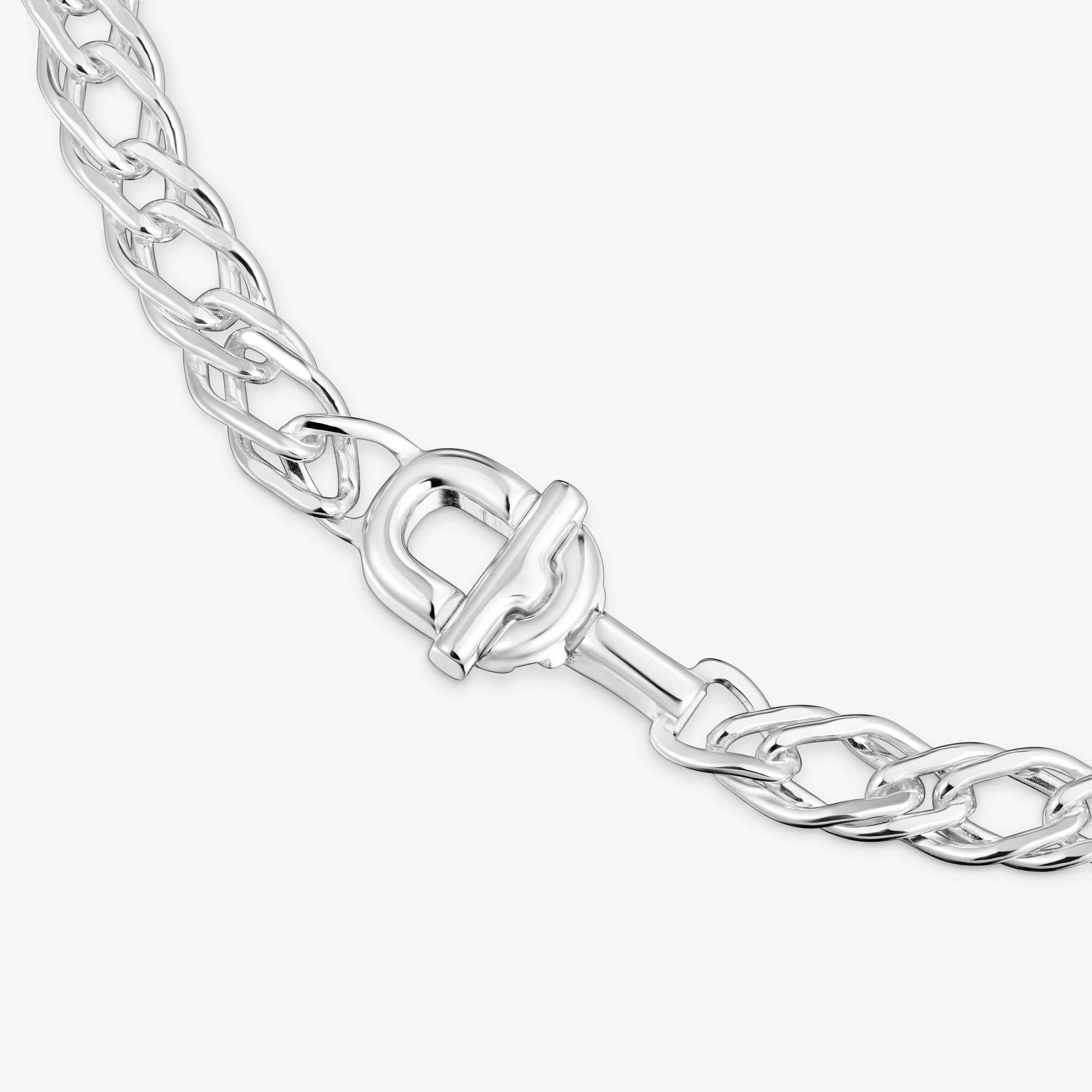 Collar cadena doble barbada de plata TOUS MANIFESTO