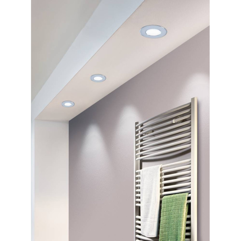 Spot à encastrer LED Fueva 5 chrome blanc chaud 2,7 W EGLO