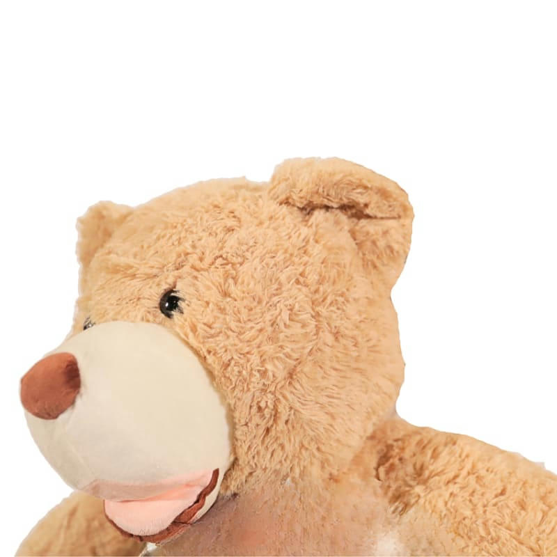 - Peluche Géante Pouf Nounours Beige 130 cm Pouf