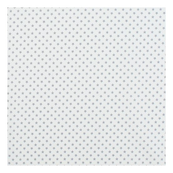 Grey Tiny Star Cotton Fabric?by the Metre