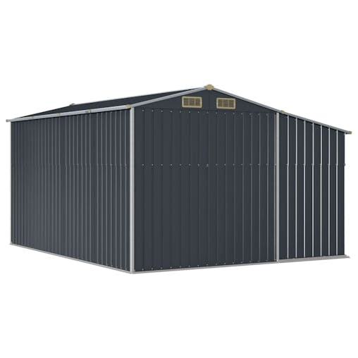 NNEVL Garden Shed Anthracite 277x365.5x179 cm Galvanised Steel