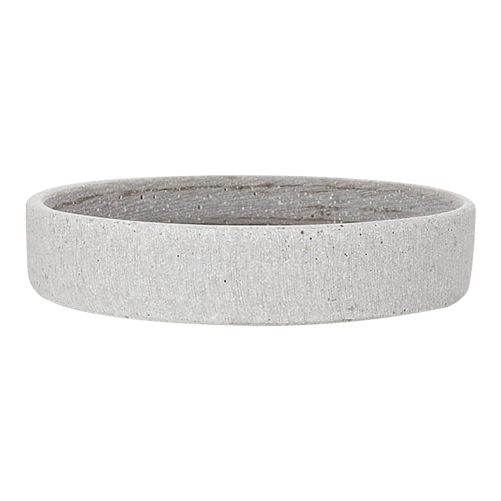 Kerzenteller Grau, ⌀ 11 cm, H 20 mm