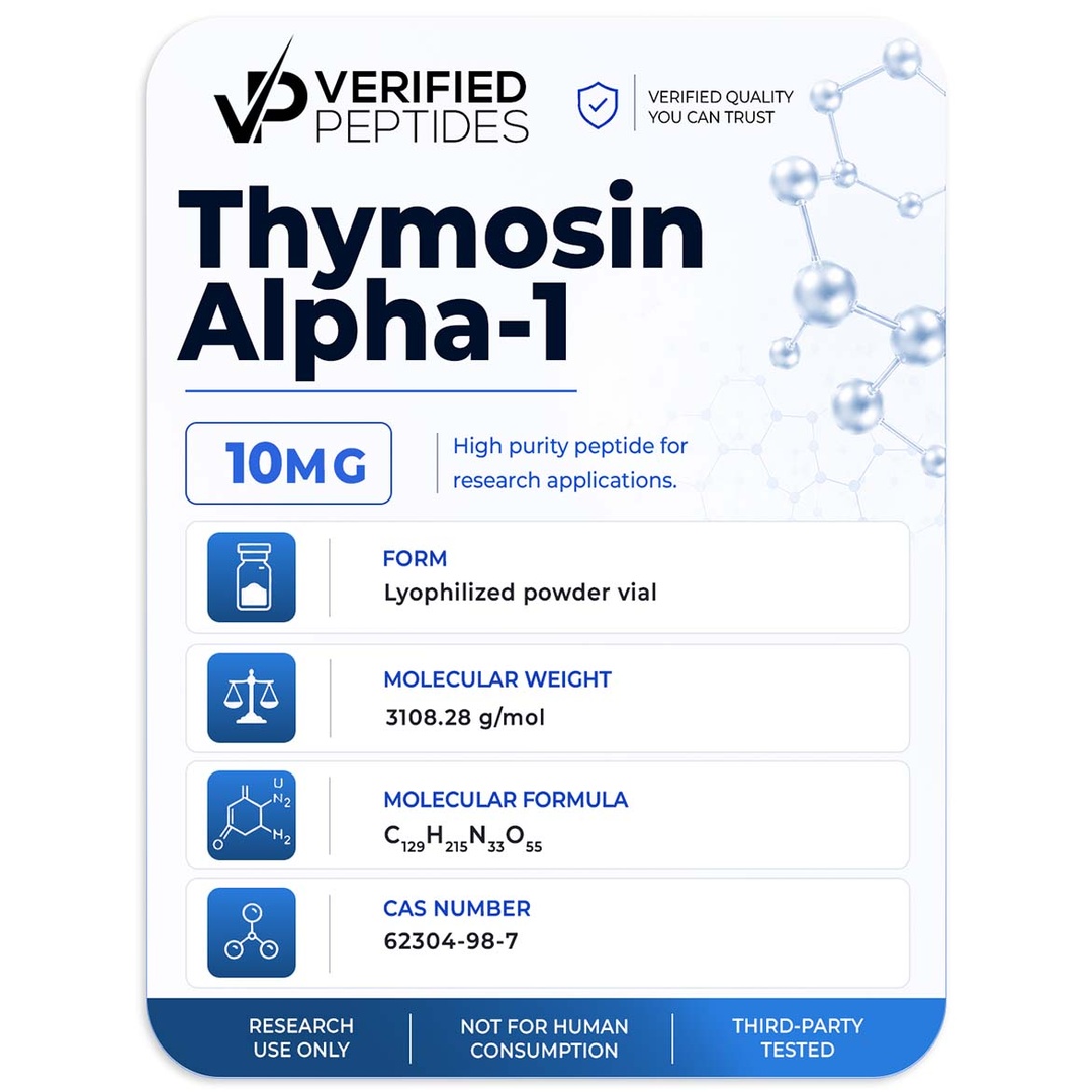 verified peptides thymosin alpha 1