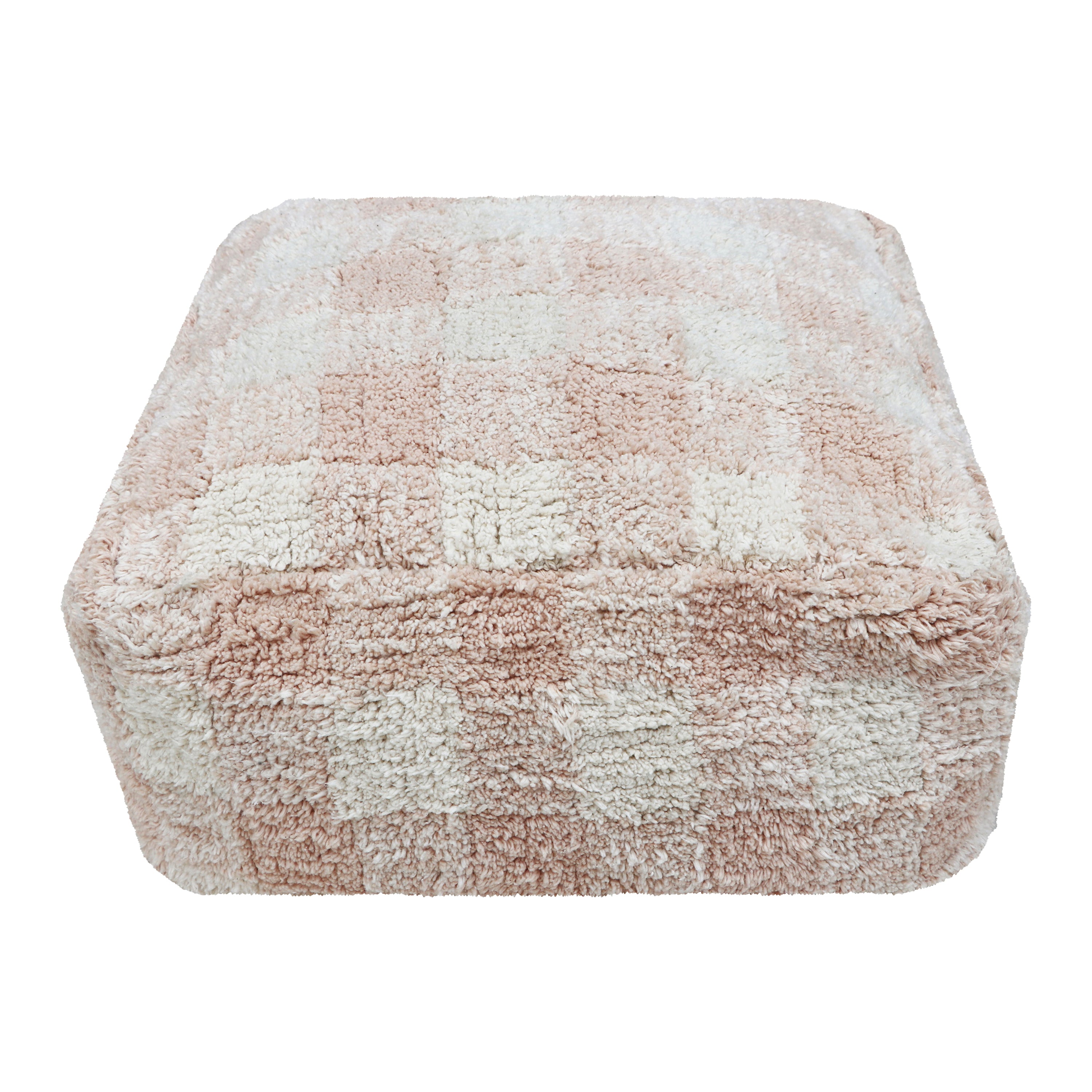 Lorena Canals Vichy Poef - Roze